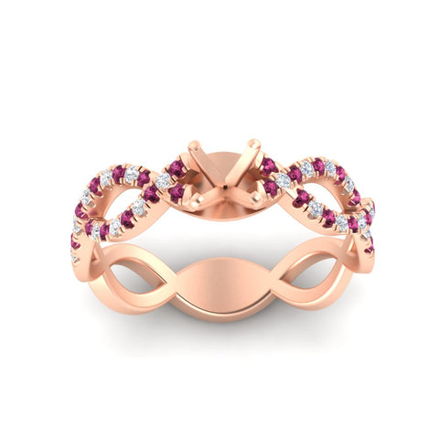 infinity-twist-diamond-semi-mount-engagement-ring-with-pink-sapphire-in-rose-gold-FD11157SMRGSADRPIANGLE3-NL-RG