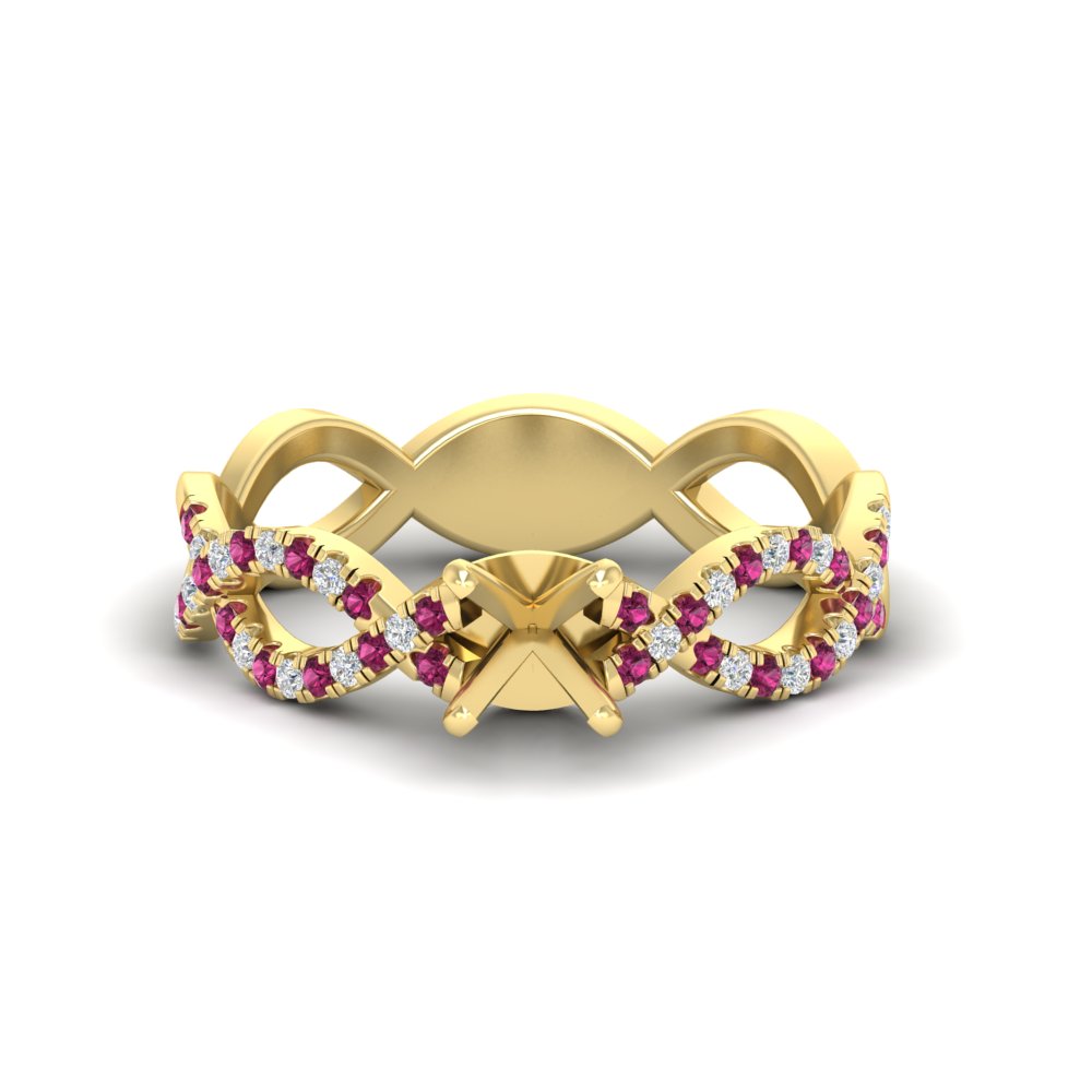 infinity-twist-diamond-semi-mount-engagement-ring-with-pink-sapphire-in-yellow-gold-FD11157SMRGSADRPIANGLE3-NL-YG