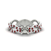 Load image into Gallery viewer, infinity-twist-diamond-semi-mount-engagement-ring-with-ruby-in-white-gold-FD11157SMRGRUDRANGLE3-NL-WG