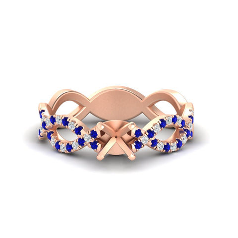 infinity-twist-diamond-semi-mount-engagement-ring-with-sapphire-in-rose-gold-FD11157SMRGSABLANGLE3-NL-RG
