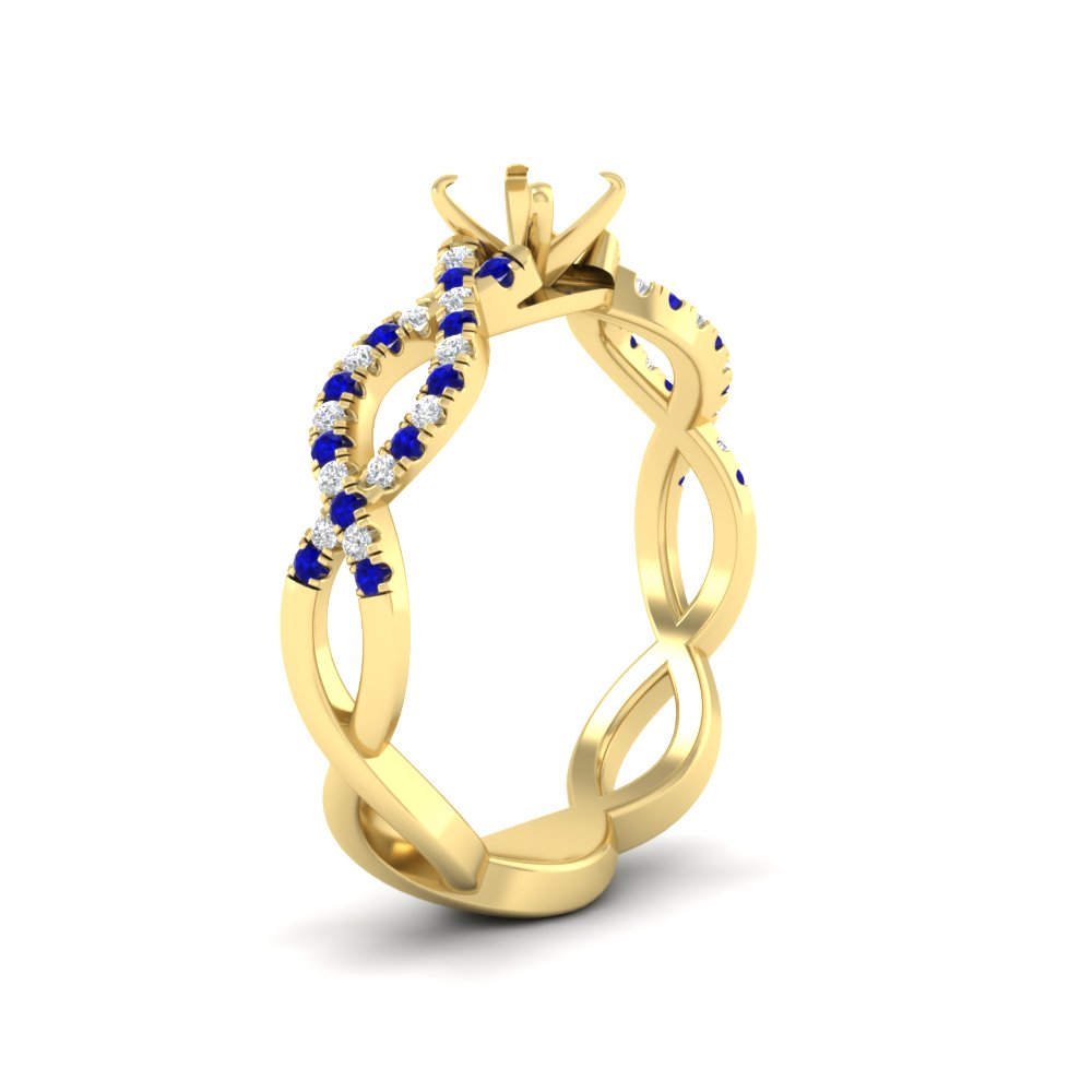 infinity-twist-diamond-semi-mount-engagement-ring-with-sapphire-in-yellow-gold-FD11157SMRGSABLANGLE3-NL-YG