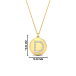 Load image into Gallery viewer, initial-d-style-round-disc-pendant-in-yellow-gold-FDPD11312DANGLE1-NL-YG-HW
