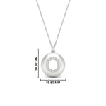 Load image into Gallery viewer, Initial Diamond Disc Pendant

