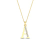 Load image into Gallery viewer, initial-pendant-alphabet-a-with-diamond-in-FDPD11292A-NL-YG