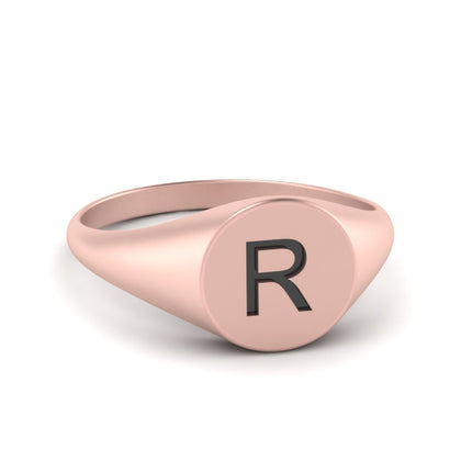 Initial Signet Ring