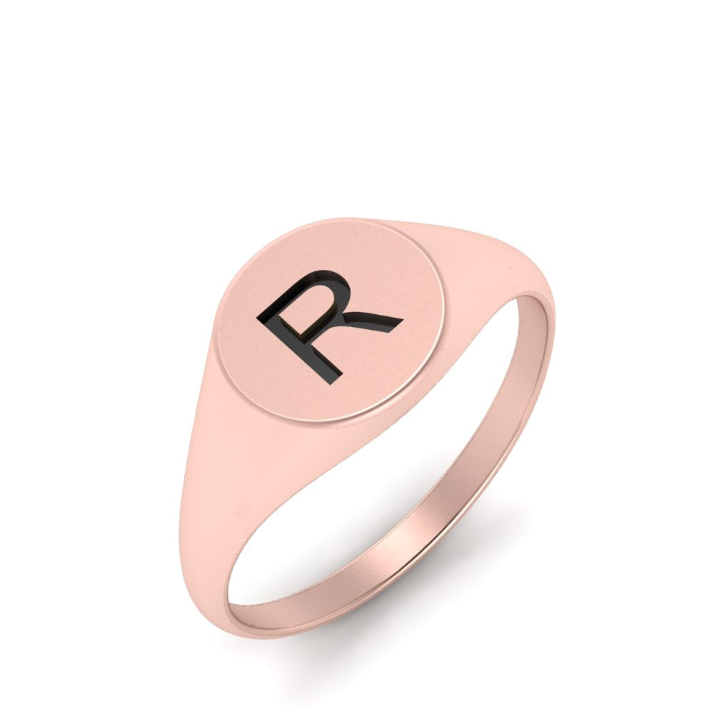 Initial Signet Ring