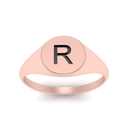 Initial Signet Ring