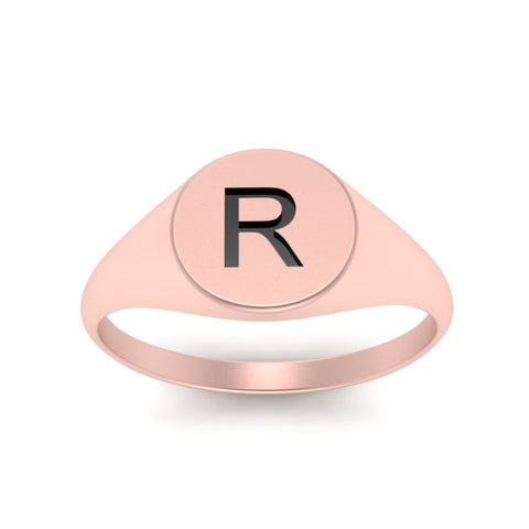 Initial Signet Ring