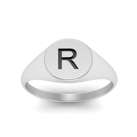 Initial Signet Ring