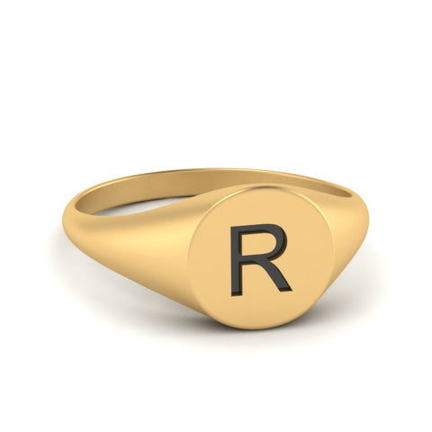 Initial Signet Ring