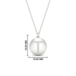 Load image into Gallery viewer, initial-t-on-disc-pendant-in-white-gold-FDPD11312TANGLE1-NL-WG-HW
