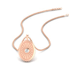 Load image into Gallery viewer, inner-light-diamond-medallion-pendant-in-rose-gold
