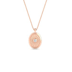 Load image into Gallery viewer, inner-light-diamond-medallion-pendant-in-rose-gold
