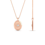Load image into Gallery viewer, inner-light-diamond-medallion-pendant-in-rose-gold
