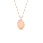 Load image into Gallery viewer, inner-light-diamond-medallion-pendant-in-rose-gold
