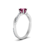 Load image into Gallery viewer, intertwined-princess-cut-pink-sapphire-wedding-ring-in-white-gold-FD8253PRRGSADRPI-NL-WG-GS.jpg
