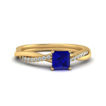 Load image into Gallery viewer, intertwined-princess-cut-sapphire-wedding-ring-in-yellow-gold-FD8253PRRGSABL-NL-YG-GS.jpg
