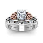 Load image into Gallery viewer, irish-asscher-cut-bridal-ring-set-with-black-diamond-in-white-gold-FDENS2255B4ASGBLACKANGLE5-NL-WG_da554750-8274-40e0-8bf0-d76ab791dac1?v=1757052264
