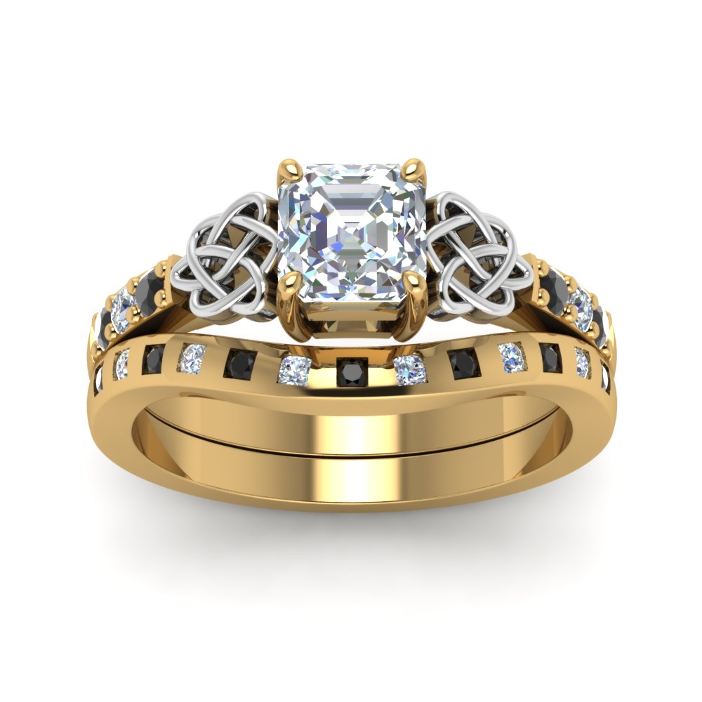 irish-asscher-cut-bridal-ring-set-with-black-diamond-in-yellow-gold-FDENS2255B4ASGBLACKANGLE5-NL-YG?v=1757052145
