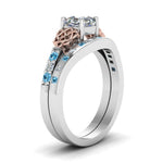 Load image into Gallery viewer, irish-asscher-cut-diamond-bridal-ring-set-with-blue-topaz-in-white-gold-FDENS2255B4ASGICBLTOANGLE2-NL-WG?v=1757052145
