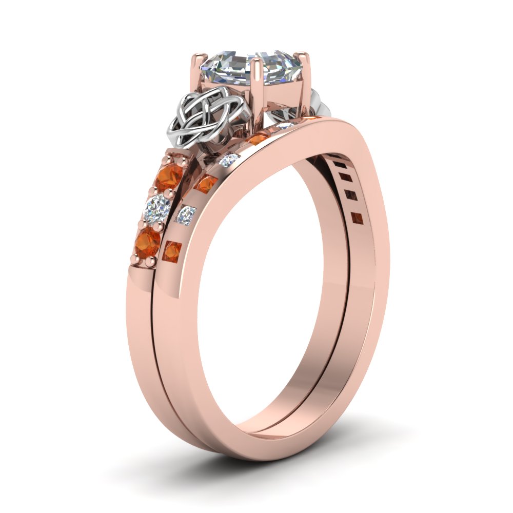 irish-asscher-cut-diamond-bridal-ring-set-with-orange-sapphire-in-rose-gold-FDENS2255B4ASGSAORANGLE2-NL-RG_39589dbd-e859-442f-996f-02a89a5ed711?v=1757052264