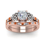 Load image into Gallery viewer, irish-asscher-cut-diamond-bridal-ring-set-with-orange-sapphire-in-rose-gold-FDENS2255B4ASGSAORANGLE5-NL-RG_aa73a2f0-c3c2-4b3c-b129-8803e46c601a?v=1757052264
