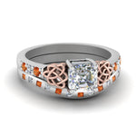 Load image into Gallery viewer, irish-asscher-cut-diamond-bridal-ring-set-with-orange-sapphire-in-white-gold-FDENS2255B4ASGSAOR-NL-WG_2b49a905-c107-4535-a16b-32e1031ab134?v=1757052265
