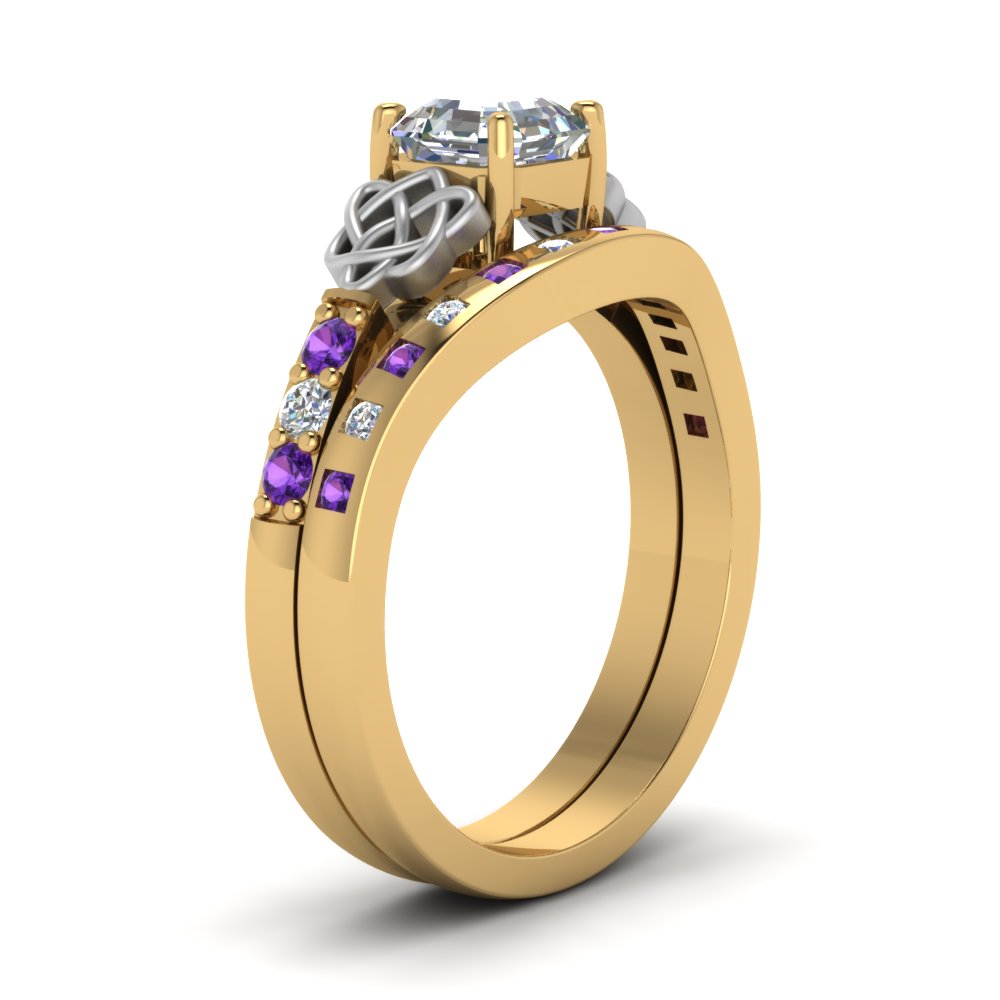 irish-asscher-cut-diamond-bridal-ring-set-with-violet-topaz-in-yellow-gold-FDENS2255B4ASGVITOANGLE2-NL-YG?v=1757052145