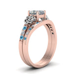 Load image into Gallery viewer, irish-cushion-cut-diamond-bridal-ring-set-with-blue-topaz-in-rose-gold-FDENS2255B4CUGICBLTOANGLE2-NL-RG_56fa4cd4-696c-4b7a-a610-5276c7cad626?v=1757052278
