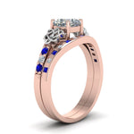 Load image into Gallery viewer, irish-cushion-cut-diamond-bridal-ring-set-with-sapphire-in-rose-gold-FDENS2255B4CUGSABLANGLE2-NL-RG_4fd0d131-9d86-43e0-bfa7-3965a022a0a0?v=1757052278
