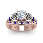 Load image into Gallery viewer, irish-cushion-cut-diamond-bridal-ring-set-with-sapphire-in-rose-gold-FDENS2255B4CUGSABLANGLE5-NL-RG_21e18b5f-7856-4839-aa6c-1455008f08e7?v=1757052277
