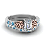 Load image into Gallery viewer, irish-emerald-cut-diamond-bridal-ring-set-with-blue-topaz-in-white-gold-FDENS2255B4EMGICBLTO-NL-WG_c6581414-a4f4-463d-a55e-2440bc81fec3?v=1757052291
