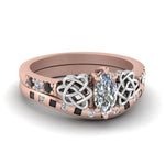 Load image into Gallery viewer, irish-marquise-cut-bridal-ring-set-with-black-diamond-in-rose-gold-FDENS2255B4MQGBLACK-NL-RG?v=1757052204
