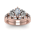 Load image into Gallery viewer, irish-marquise-cut-bridal-ring-set-with-black-diamond-in-rose-gold-FDENS2255B4MQGBLACKANGLE5-NL-RG?v=1757052203

