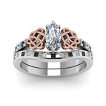 Load image into Gallery viewer, irish-marquise-cut-bridal-ring-set-with-black-diamond-in-white-gold-FDENS2255B4MQGBLACKANGLE5-NL-WG_fd42e82f-376f-490a-a7ca-8962dae7677d?v=1757052307
