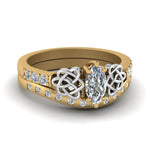Load image into Gallery viewer, irish-marquise-cut-diamond-bridal-ring-set-in-yellow-gold-FDENS2255B4MQ-NL-YG?v=1757052202
