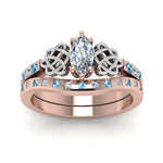 Load image into Gallery viewer, irish-marquise-cut-diamond-bridal-ring-set-with-blue-topaz-in-rose-gold-FDENS2255B4MQGICBLTOANGLE5-NL-RG?v=1757052203
