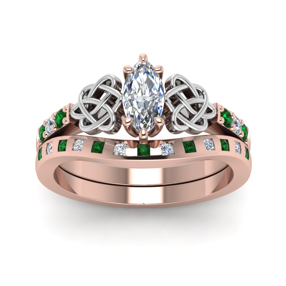 irish-marquise-cut-diamond-bridal-ring-set-with-emerald-in-rose-gold-FDENS2255B4MQGEMGRANGLE5-NL-RG?v=1757052204