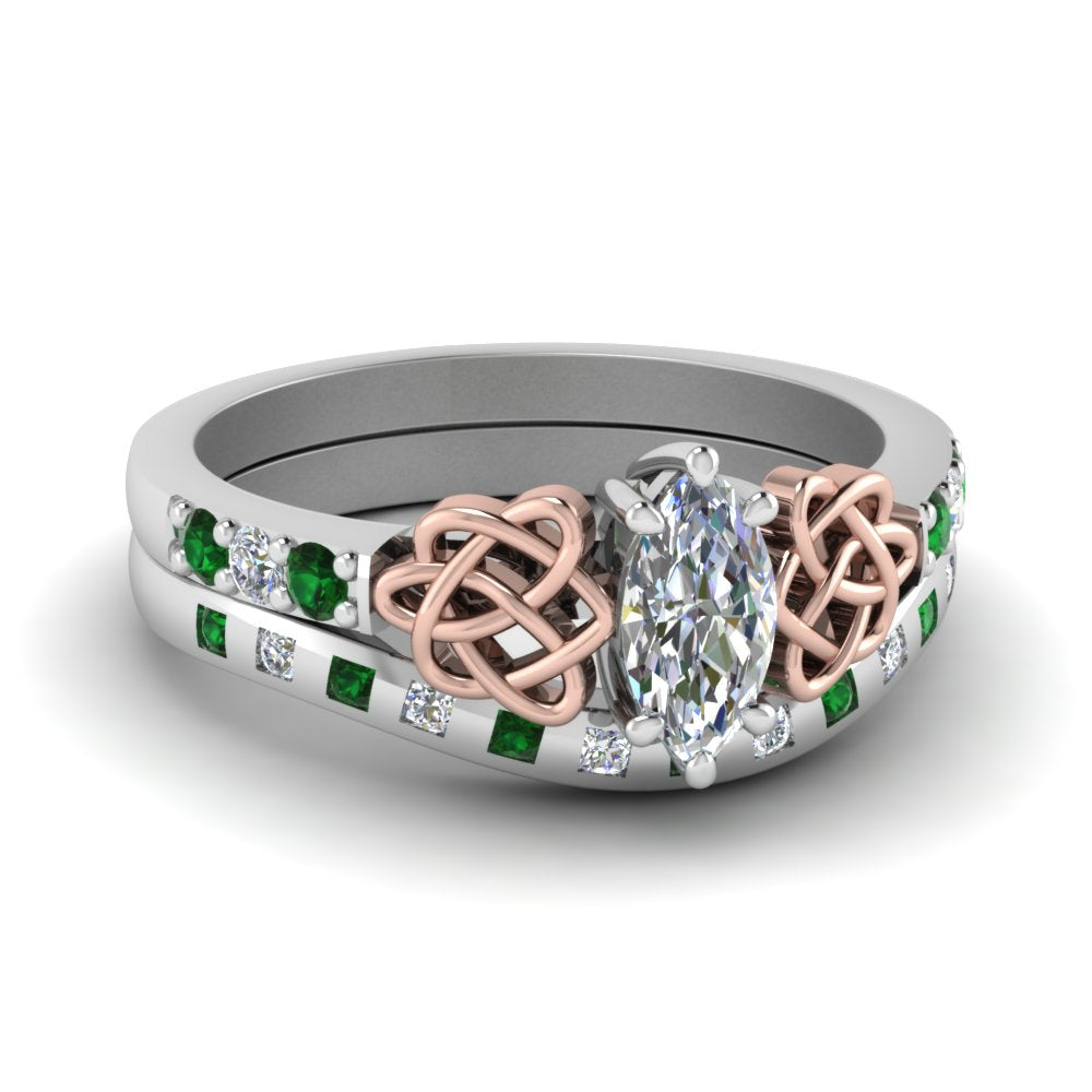 irish-marquise-cut-diamond-bridal-ring-set-with-emerald-in-white-gold-FDENS2255B4MQGEMGR-NL-WG?v=1757052203