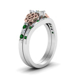Load image into Gallery viewer, irish-marquise-cut-diamond-bridal-ring-set-with-emerald-in-white-gold-FDENS2255B4MQGEMGRANGLE2-NL-WG_373a9061-b25b-440a-bf94-830a28aa2116?v=1757052305
