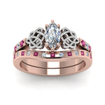 Load image into Gallery viewer, irish-marquise-cut-diamond-bridal-ring-set-with-pink-sapphire-in-rose-gold-FDENS2255B4MQGSADRPIANGLE5-NL-RG_49add89f-04f7-4499-8855-bc6c070ce980?v=1757052305
