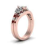 Load image into Gallery viewer, irish-marquise-cut-diamond-bridal-ring-set-with-ruby-in-rose-gold-FDENS2255B4MQGRUDRANGLE2-NL-RG_cfbe3444-0988-41a8-8016-756e427a4560?v=1757052306
