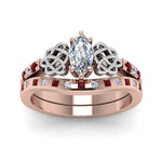 Load image into Gallery viewer, irish-marquise-cut-diamond-bridal-ring-set-with-ruby-in-rose-gold-FDENS2255B4MQGRUDRANGLE5-NL-RG_b46a610f-1981-422a-86cf-961ab584bcb8?v=1757052306
