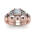 Load image into Gallery viewer, irish-princess-cut-bridal-ring-set-with-black-diamond-in-rose-gold-FDENS2255B4PRGBLACKANGLE5-NL-RG_e3825c2e-45db-4f2c-a6ae-1d37974746a0?v=1757052316
