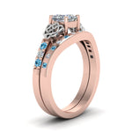 Load image into Gallery viewer, irish-princess-cut-diamond-bridal-ring-set-with-blue-topaz-in-rose-gold-FDENS2255B4PRGICBLTOANGLE2-NL-RG_54b63904-9df4-4f73-8832-000c429559c3?v=1757052316
