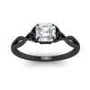 Load image into Gallery viewer, irish-split-asscher-cut-solitaire-diamond-ring-in-black-gold-FD9286ASANGLE5-NL-BG