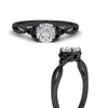 Load image into Gallery viewer, irish-split-cushion-cut-solitaire-diamond-ring-in-black-gold-FD9286CUANGLE3-NL-BG