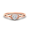 Load image into Gallery viewer, irish-split-heart-shaped-solitaire-diamond-ring-in-rose-gold-FD9286HT-NL-RG