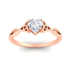Load image into Gallery viewer, irish-split-heart-shaped-solitaire-diamond-ring-in-rose-gold-FD9286HTANGLE5-NL-RG