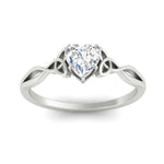 Load image into Gallery viewer, irish-split-heart-shaped-solitaire-diamond-ring-in-white-gold-FD9286HTANGLE5-NL-WG
